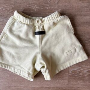 Essentials Yellow Sweat Shorts